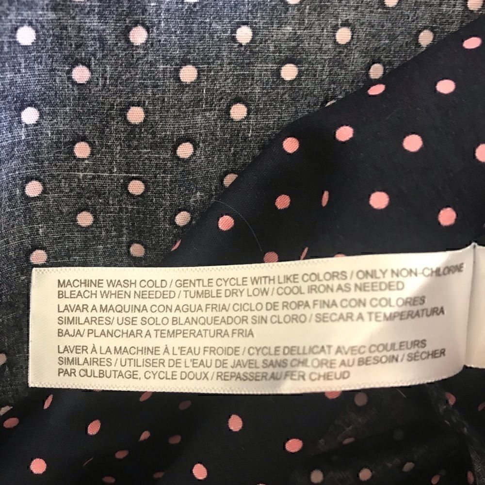 Eloquii Polka Dot Tie Front Top-Sz 24 - Picture 9 of 9